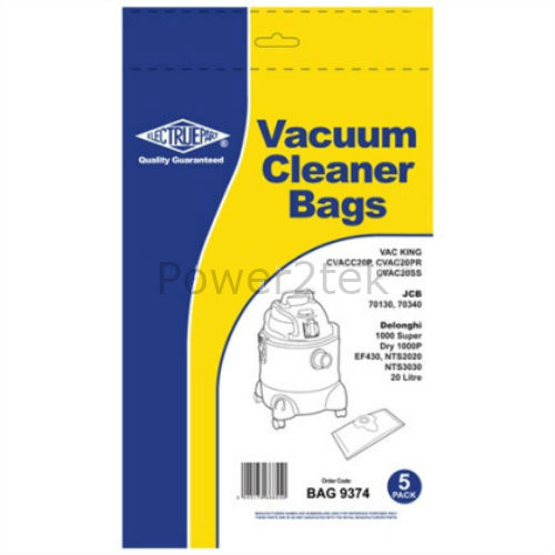 5 x (20L) Dust Bags for B&Q Performance Power PP20 1300W Vacuum Cleaner